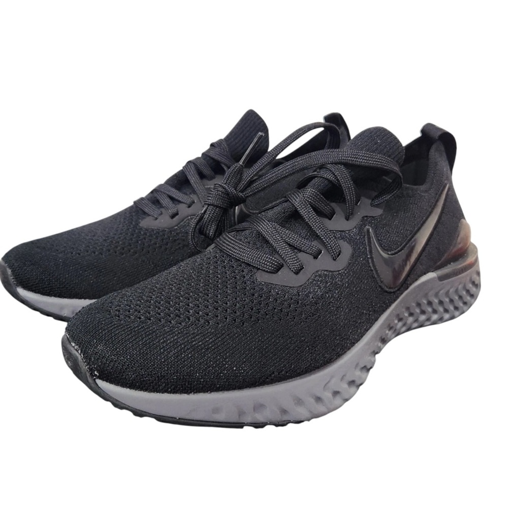 Nike Epic React Flyknit 2 Running Shoes Black MENS SZ 10  BQ8928-001